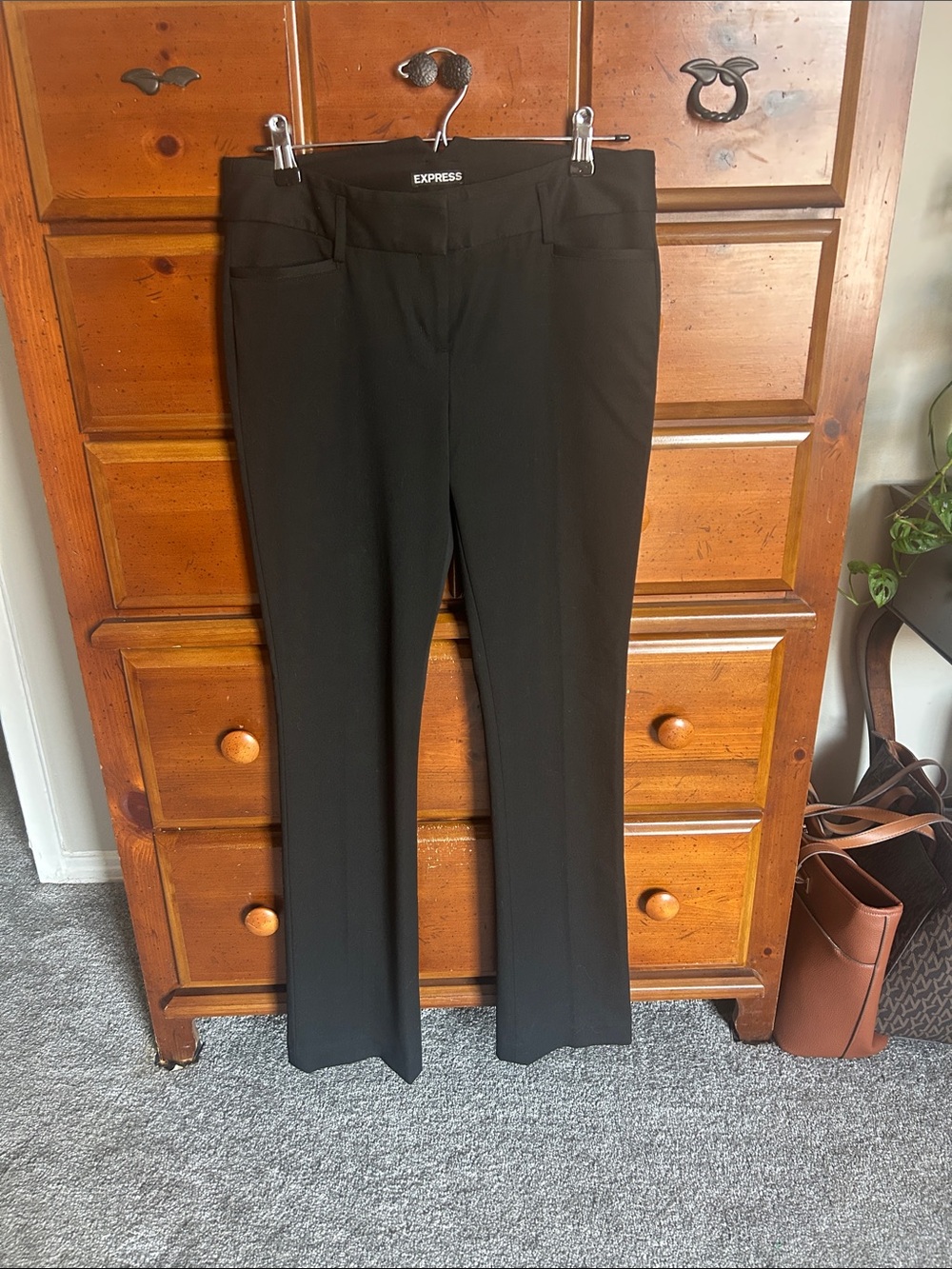 Express Women's Black Boot Cut Dress Pants